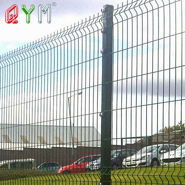 3d Welded Wire Mesh Fence Beautiful Green Fence With Triangle Bends