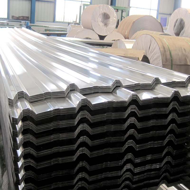 Steel Sheet Iron Roofing Gi Corrugated Metal Coated Galvanized Roof High-strength Steel Plate corrugated steel roofing sheet