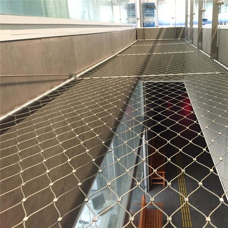 Light Weight High Strength 304 316 stainless steel wire rope mesh net for garden fence