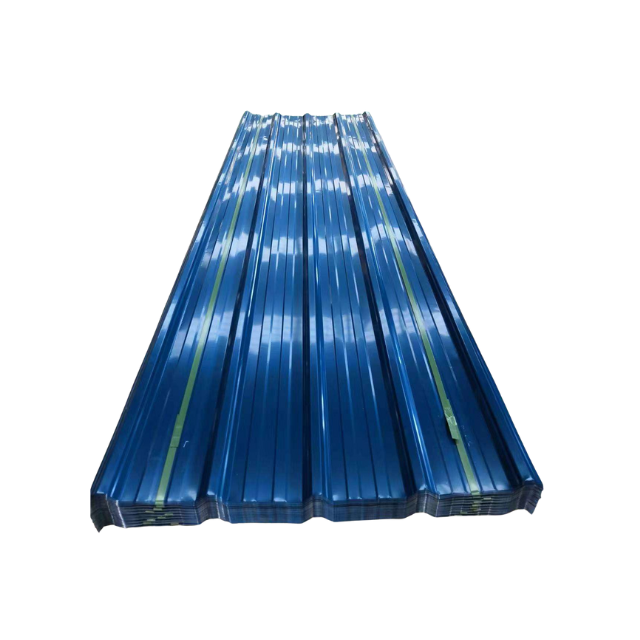 Corrugated Steel From Shandong China Fireproof Corrugated Roof Tile Color Coated Plate Metal Roofing Corrugated Steel Sheet
