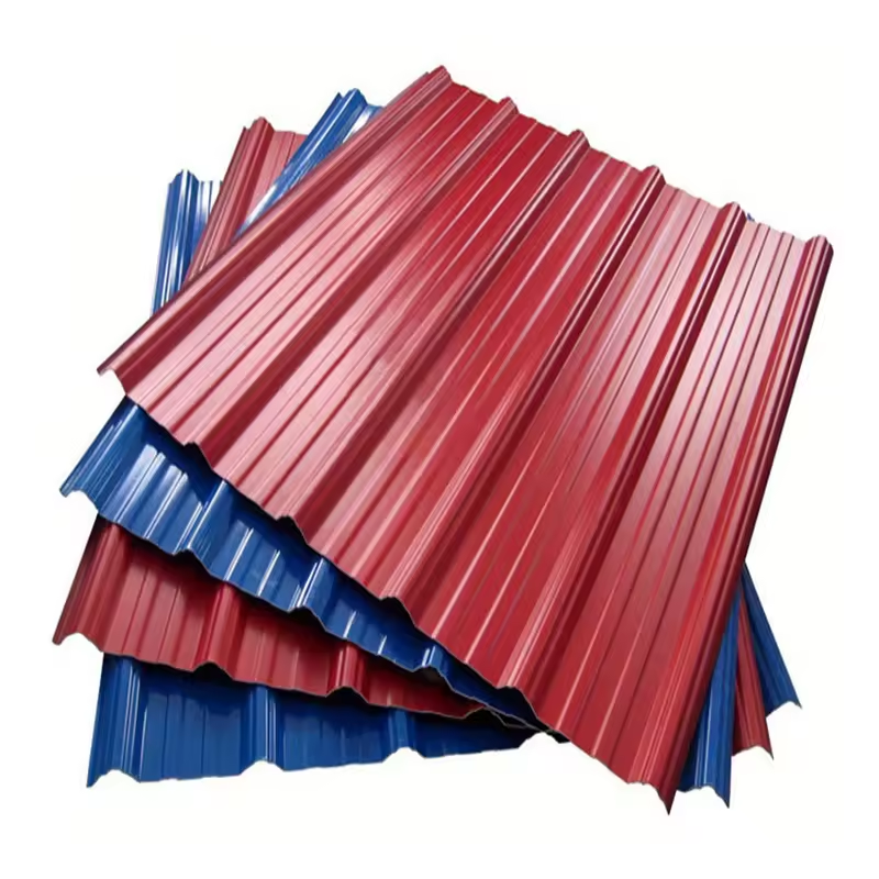 Prepainted Galvanized Steel Corrugated Roofing Sheet 0.13-1.0mm PPGI Manufacturer Galvanized Corrugated Iron Plate