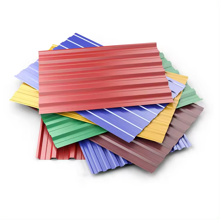 Prepainted Galvanized Steel Corrugated Roofing Sheet 0.13-1.0mm PPGI Manufacturer Galvanized Corrugated Iron Plate