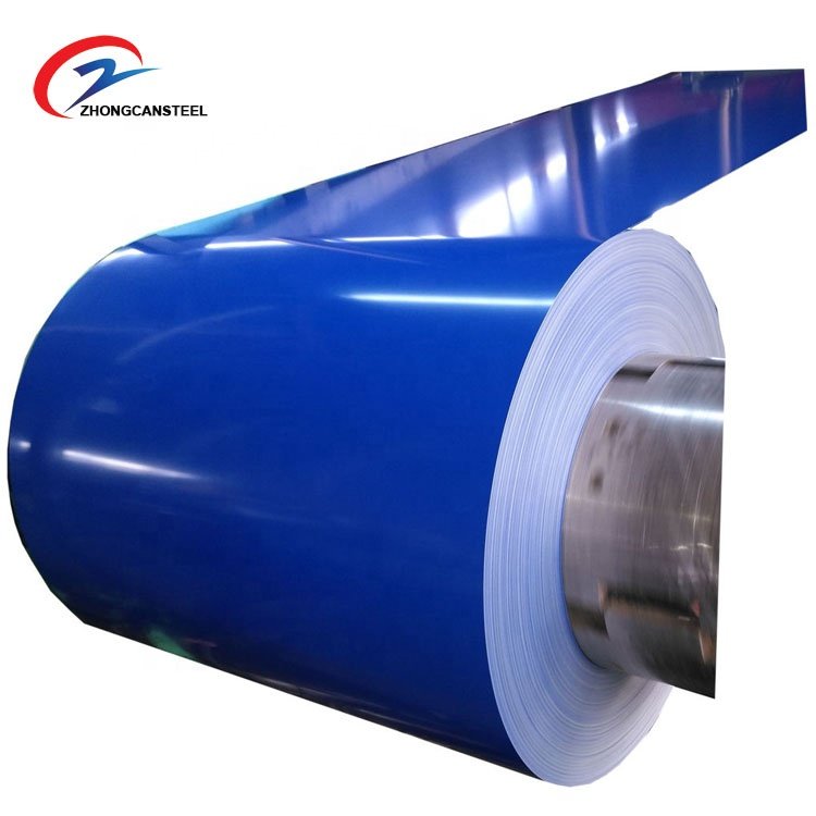 PE PVDF matt white ral9016 prepainted galvanized steel ppgl color coated ppgi steel coil
