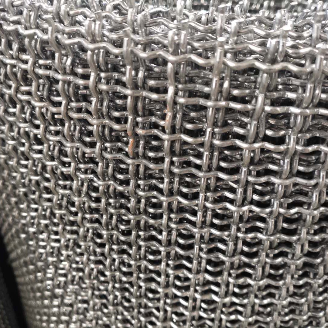 Corrosion Resistant Metal 304 Stainless Steel Crimped Wire Mesh 3mm For Screening Sieve