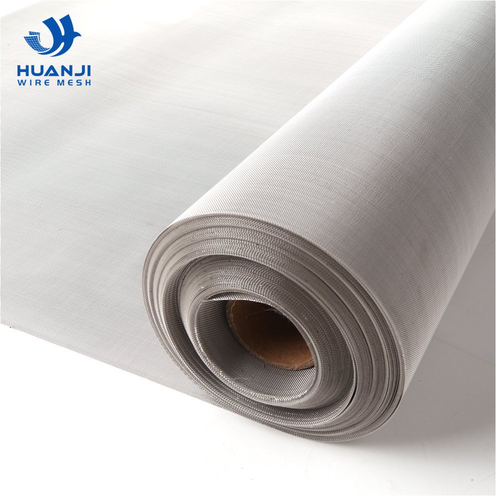 304/316 SS Steel Wire Mesh40/60 80/100/150/200/300/400 Micron Filter Cloth Stainless Steel Woven Wire Mesh