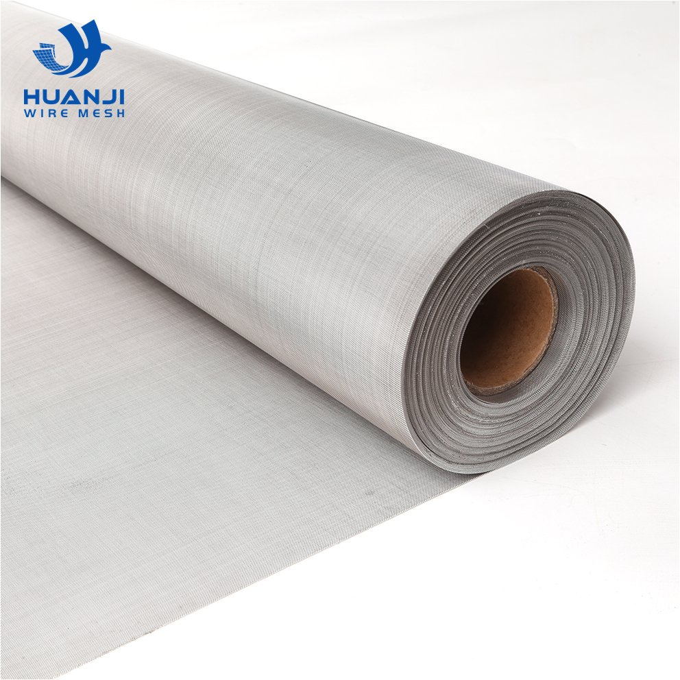 304/316 SS Steel Wire Mesh40/60 80/100/150/200/300/400 Micron Filter Cloth Stainless Steel Woven Wire Mesh