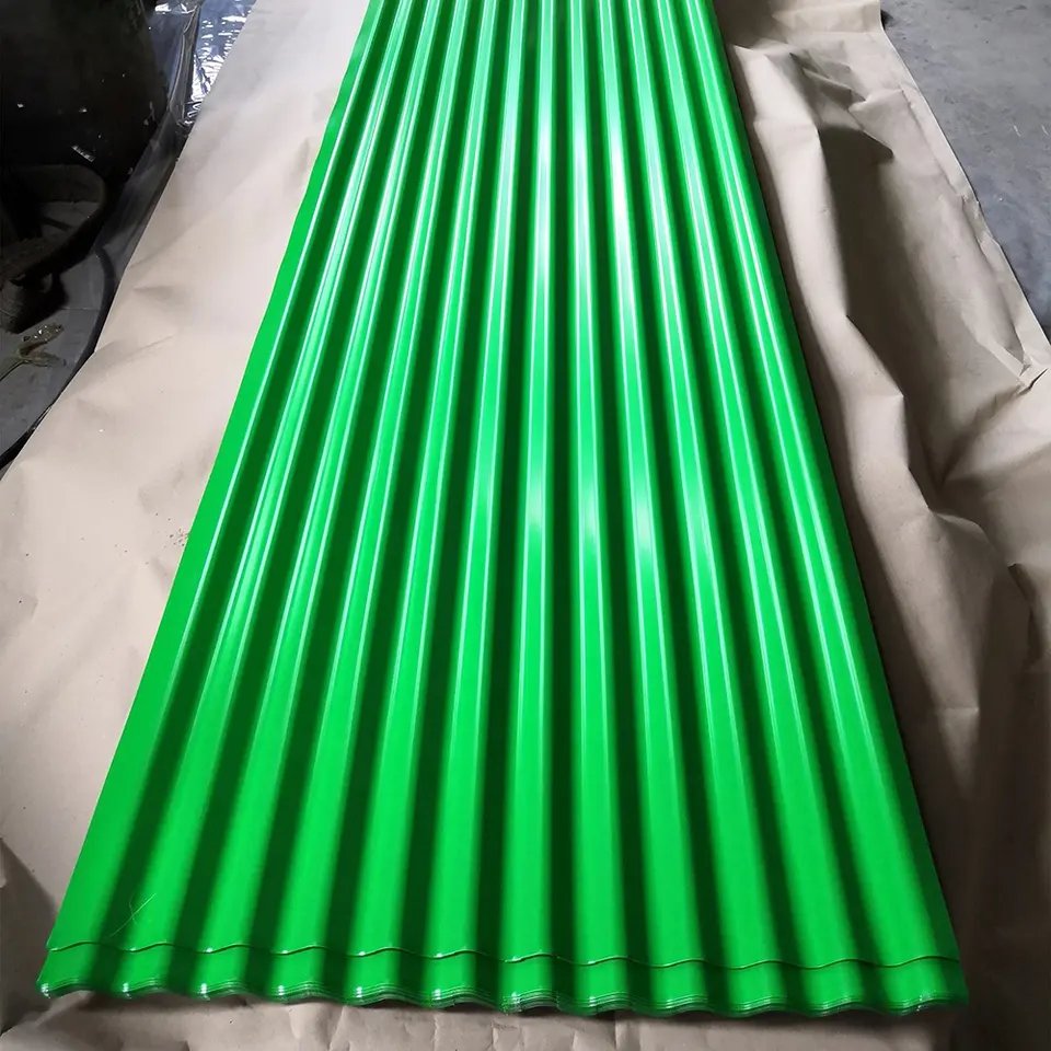 Factory Hot Selling Building Material PPGI PPGL Sheet Color Coated Galvanized Steel Corrugated Roofing Sheet