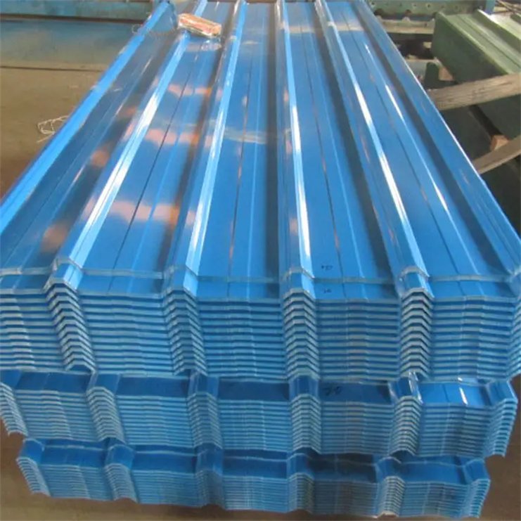 Factory Hot Selling Building Material PPGI PPGL Sheet Color Coated Galvanized Steel Corrugated Roofing Sheet