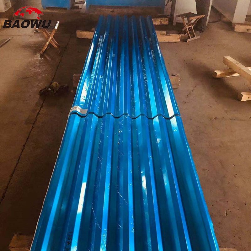 Metal Roofing Sheet prepainted Galvanized Steel Products color Corrugated Metal Steel Sheet in stock