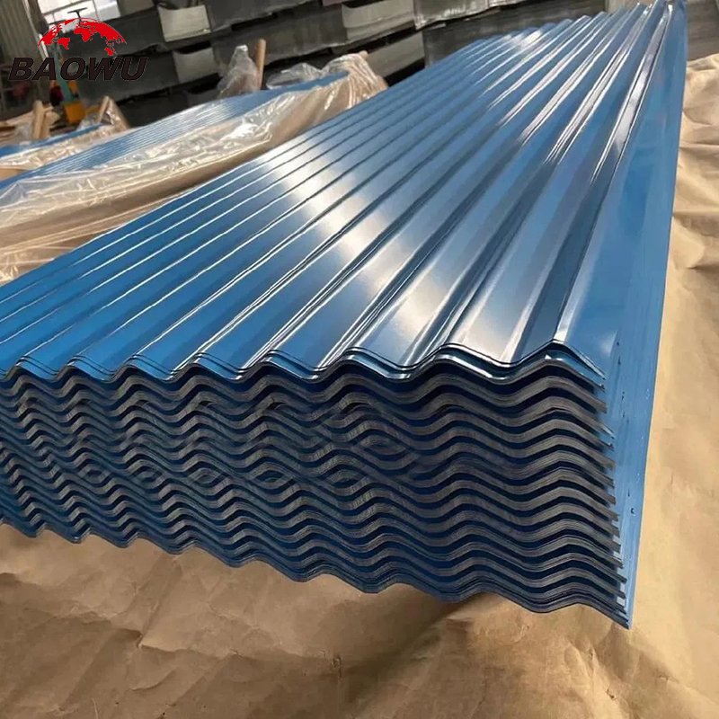 Metal Roofing Sheet prepainted Galvanized Steel Products color Corrugated Metal Steel Sheet in stock