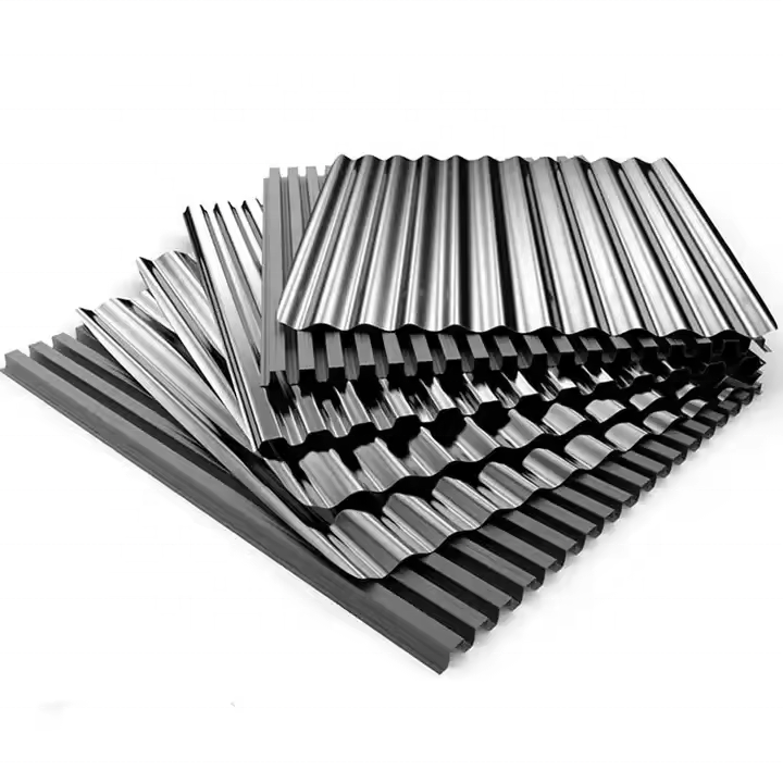 Hot dip galvanized corrugated steel sheet zinc coated corrugated steel sheet color coated galvanized corrugated roofing sheet