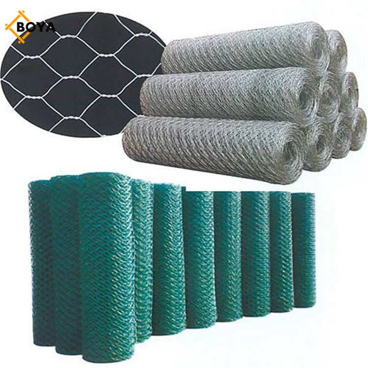 Hot sale PVC coated galvanized hexagonal iron wire netting hexagonal wire mesh