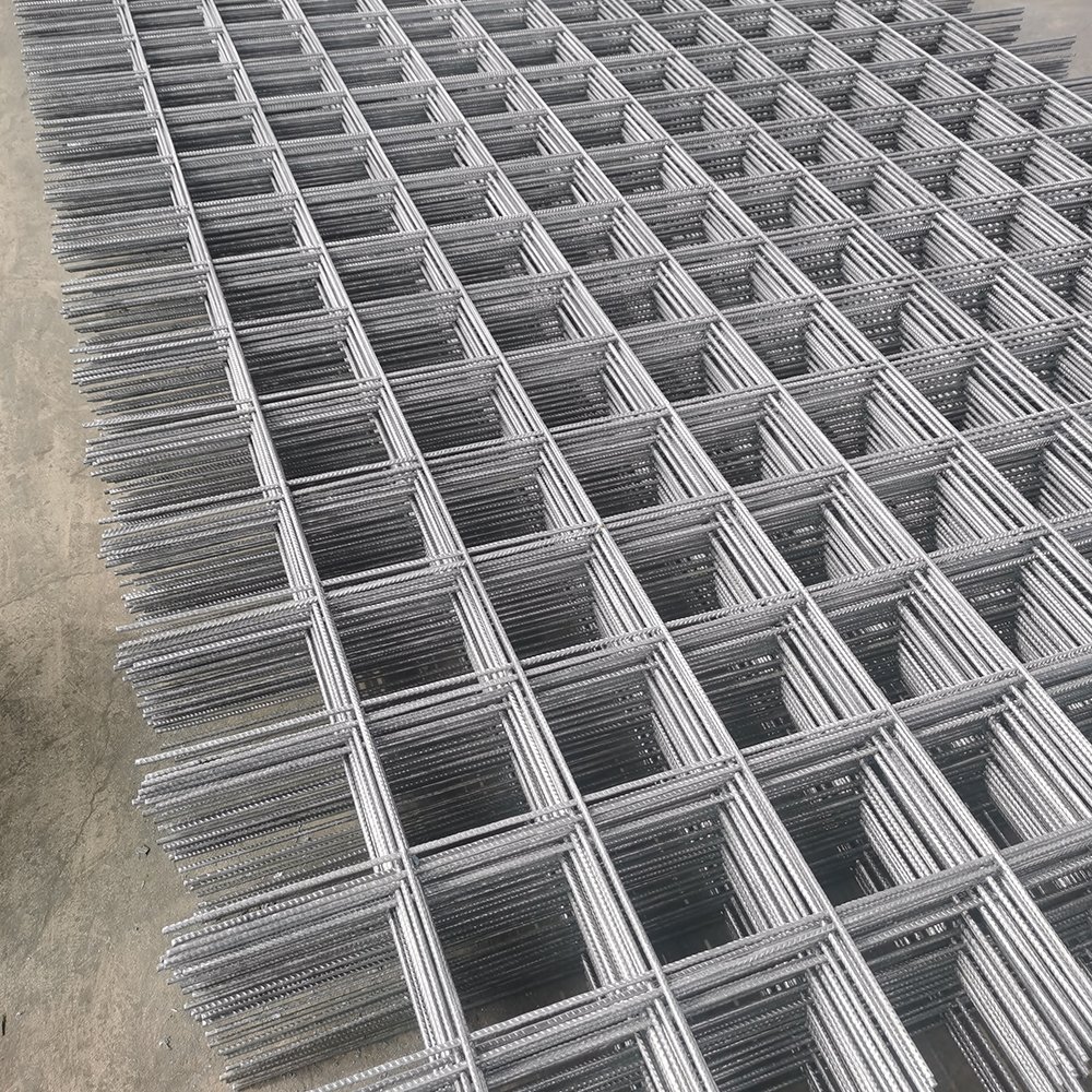 200x200mm rib concrete steel wire mesh for reinfo