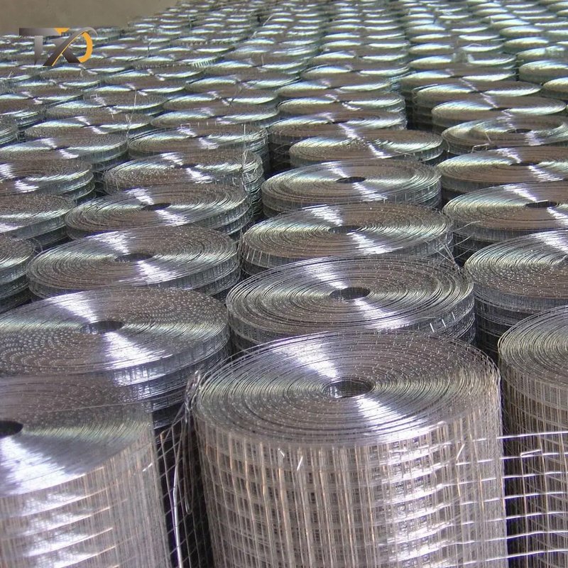 Factory Galvanized Rabbit Bird Cage Hot Dipped Welded Iron Wire Mesh Hardware 1''x1'' Cloth for Garden Fence