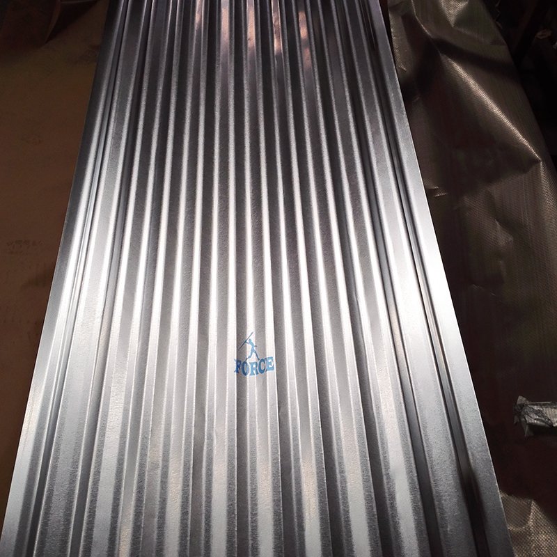 Stainless Titanium Coated Corrugated Steel Metal Roofing Sheet 0.55 Plant Size 30g Siding Price