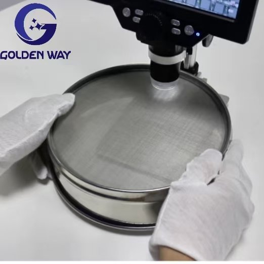 Wholesale 304 Stainless Steel 08 mm Micro Wire Mesh Filter Panel Metal Fine Plain Twill Dutch Woven Mesh Roll Cloth