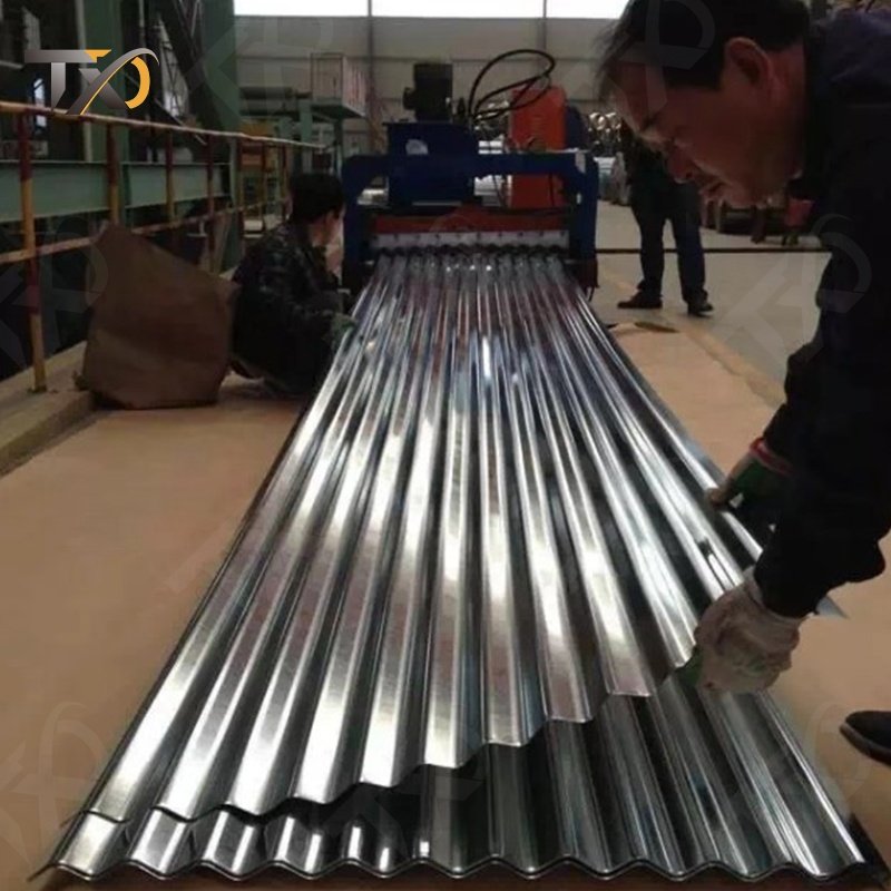 Factory Price foshan steel factory Corrugated Board 0.13-0.14mm Z30-Z40 Color Coated Galvanized Steel Sheet For Roof