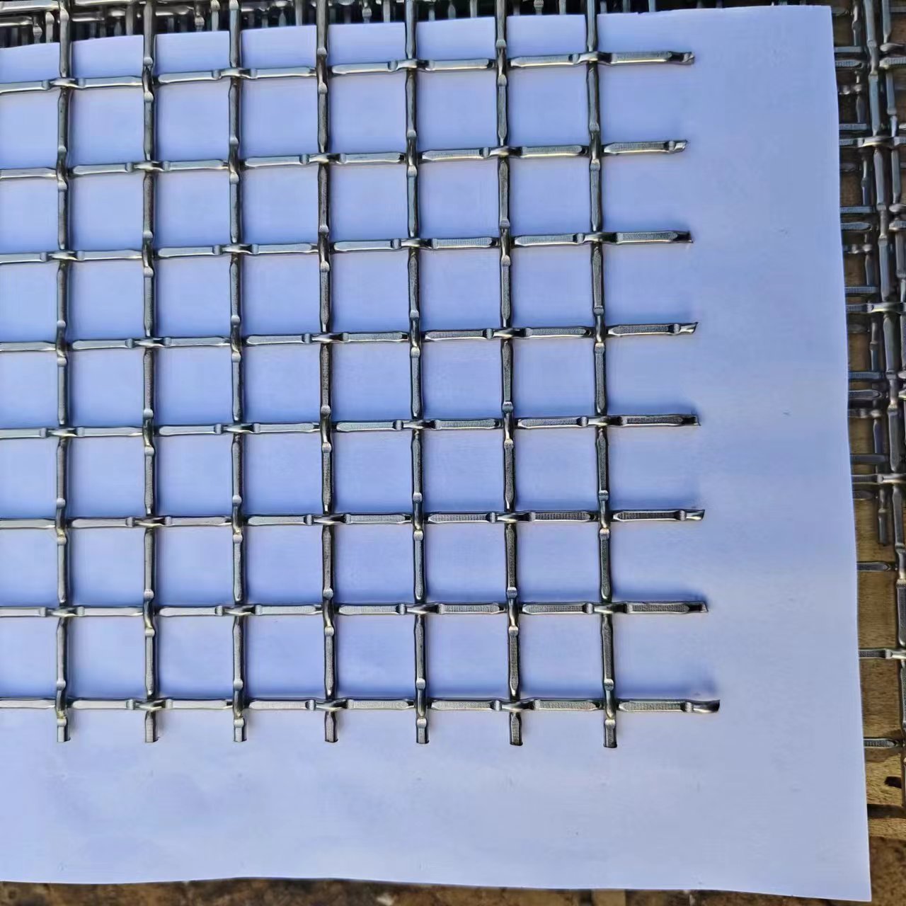 304 stainless steel woven steel wire mesh 1 mesh to 100 mesh filter screen bidirectional crimping screen