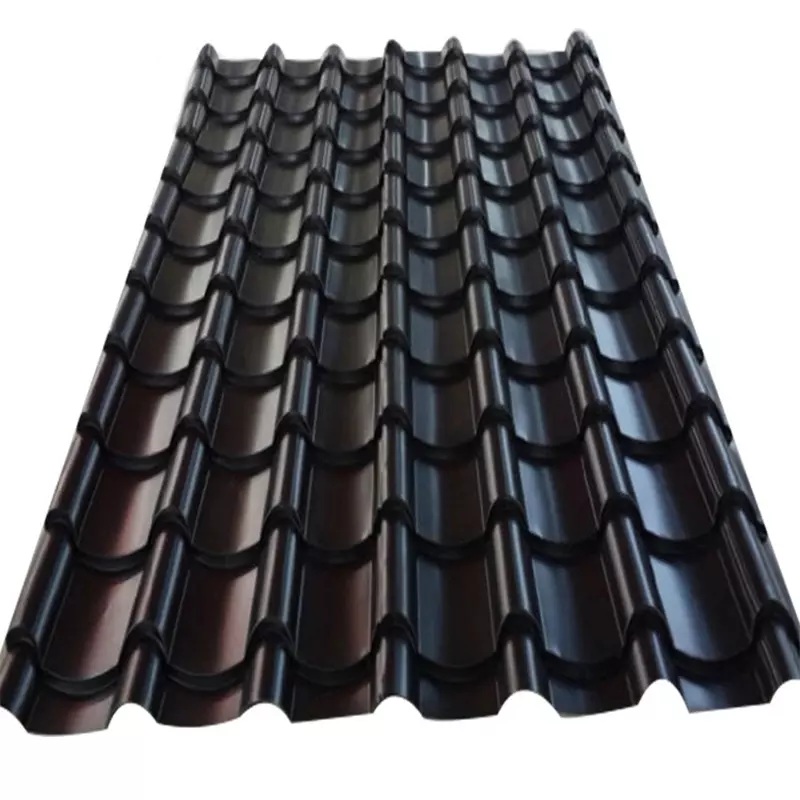 0.26-0.30MM Color PPGI Galvanized corrugated roofing steel sheet plate Tole Sheets for House