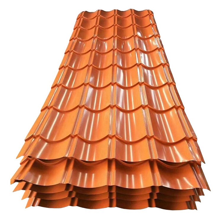 The most complete model, color, and material in China aluzinc corrugated brick red gi galvanized steel sheet roofing