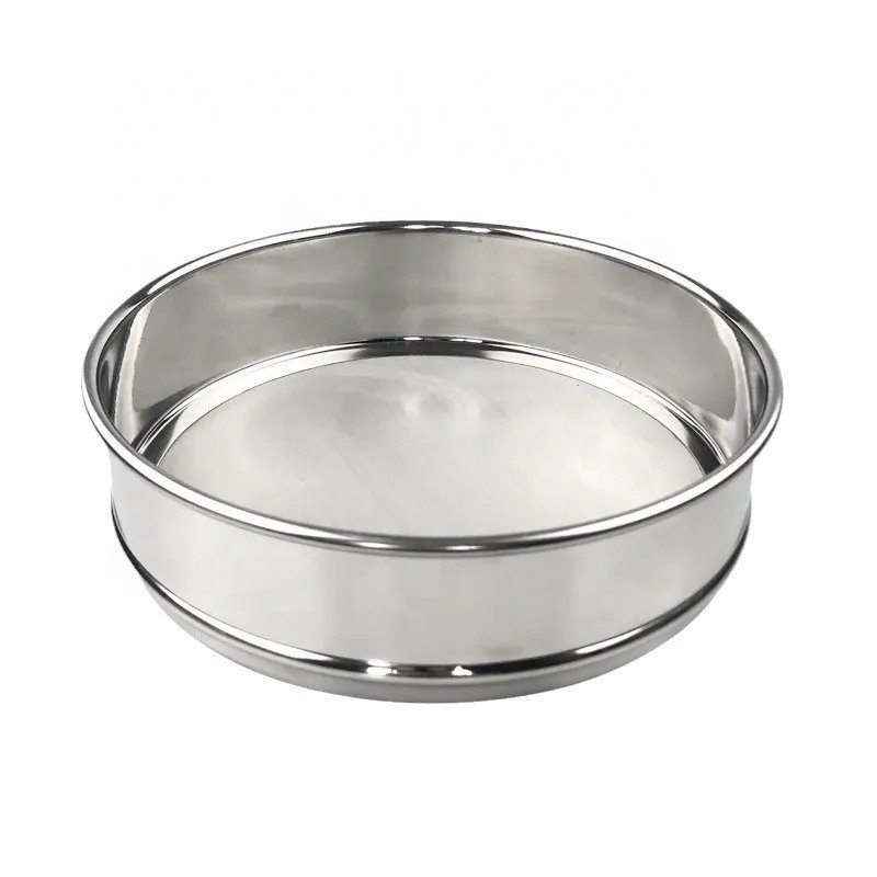 Customized 10 20 50 100 Micron Stainless Steel Wire Mesh Flour Sieve Perforated Metal Sifters Lab Test Sieve