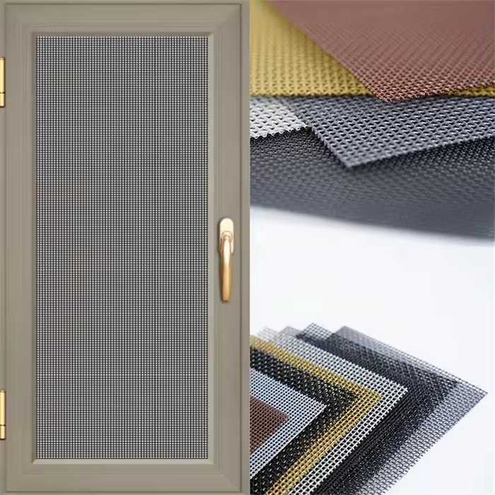 Best price Iron aluminum woven window screen wire mesh safety net Anti mosquito fly screen door