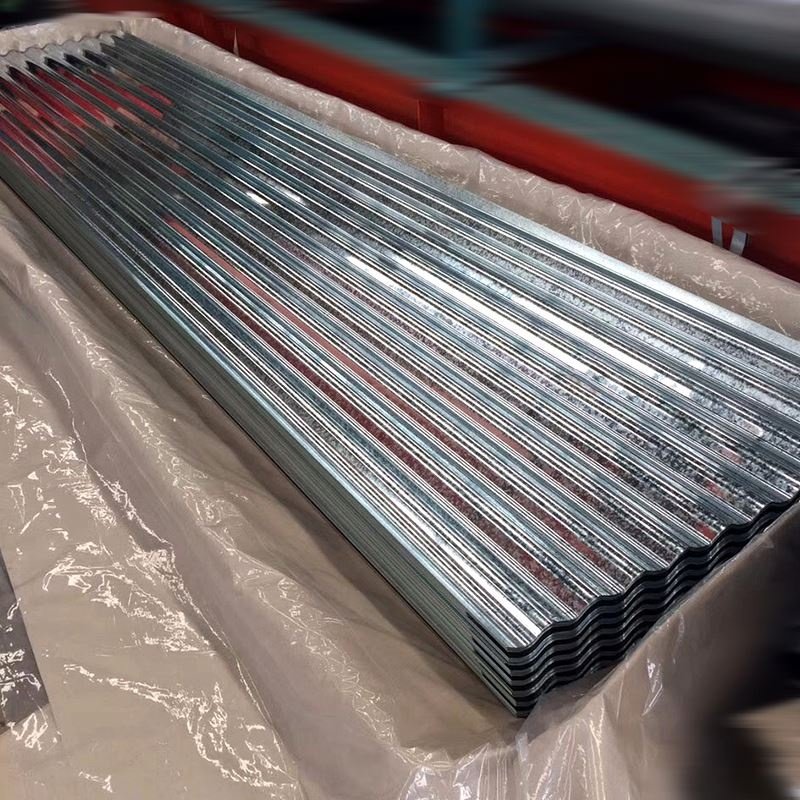 Thick Galvanized Corrugated Roofing Sheet Metal Roofing Coated Corrugated Steel Cheap Price 0.5mm within 7 Days Full Hard 1 Ton