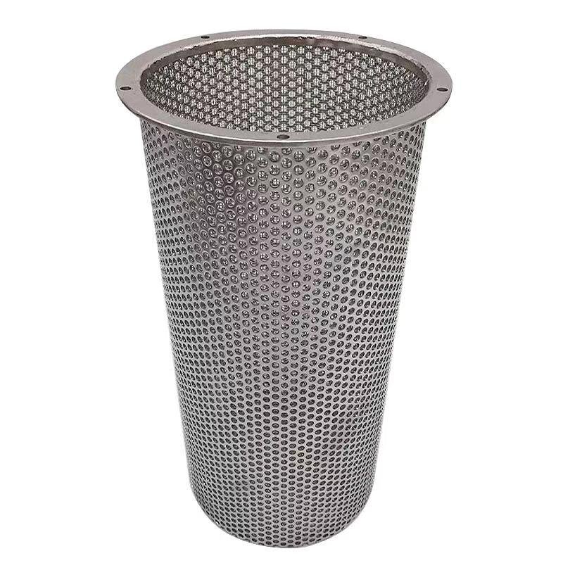 120 180 250 300 Micron Gas Liquid Oil Water Air Filter Stainless Steel Wire Mesh Filter Screen Perforated Metal Mesh Retail