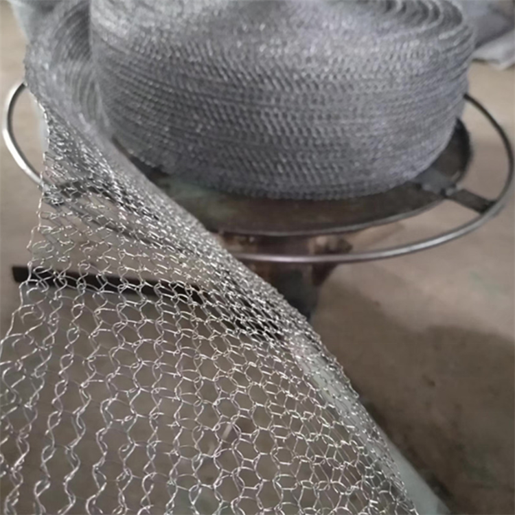 Offer 60cm width 12 strands knitted stainless steel wire mesh