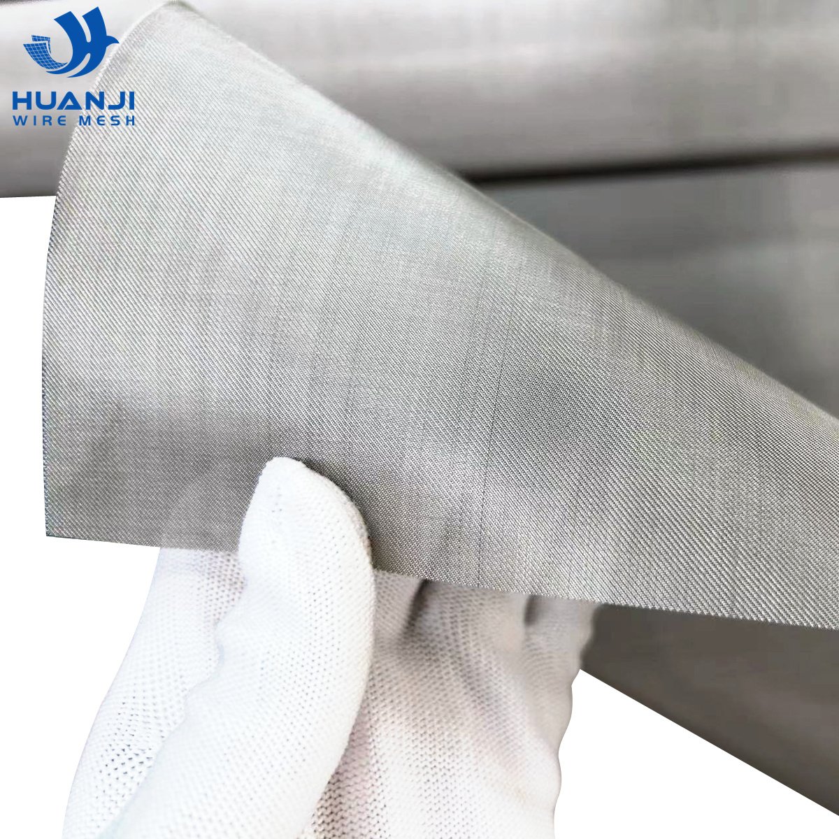 SS304 SS316 1-500 Mesh Stainless Steel Plain/Twill/Dutch Woven Sieving Screen Woven Filter Mesh for Polymer Extruder