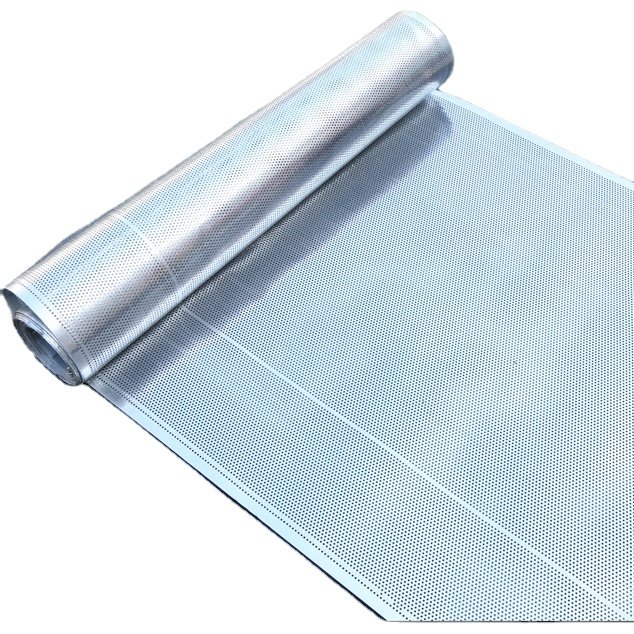 Galvanized steel wire mesh with round hole punched mesh, suitable for screen mesh applications