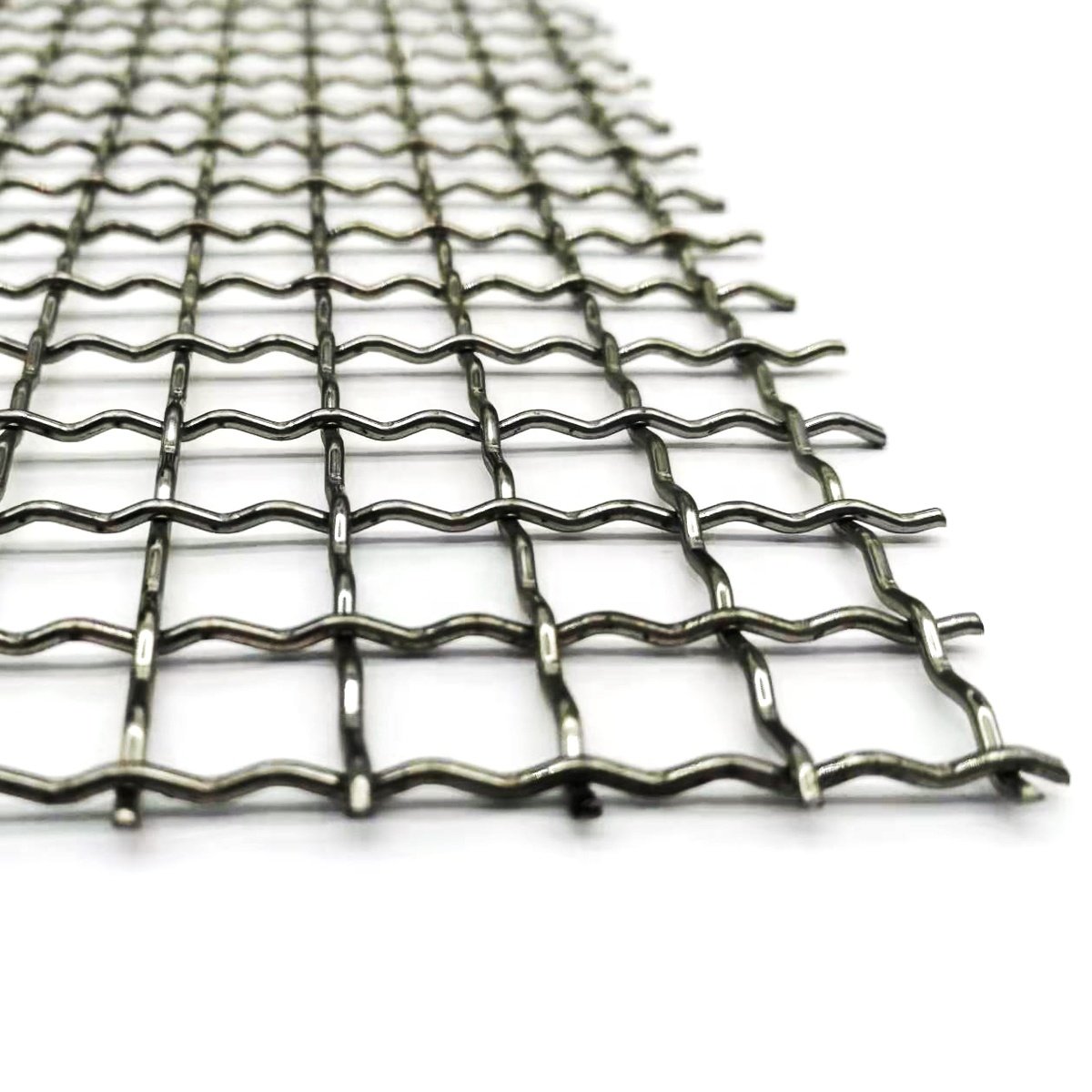SUS 304 316 316l 6 8 10 12 14 20 mesh stainless steel crimped woven wire mesh