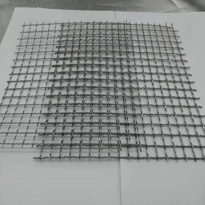 SUS 304 316 316l 6 8 10 12 14 20 mesh stainless steel crimped woven wire mesh