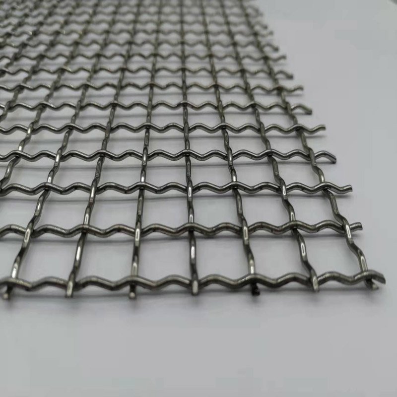 SUS 304 316 316l 6 8 10 12 14 20 mesh stainless steel crimped woven wire mesh