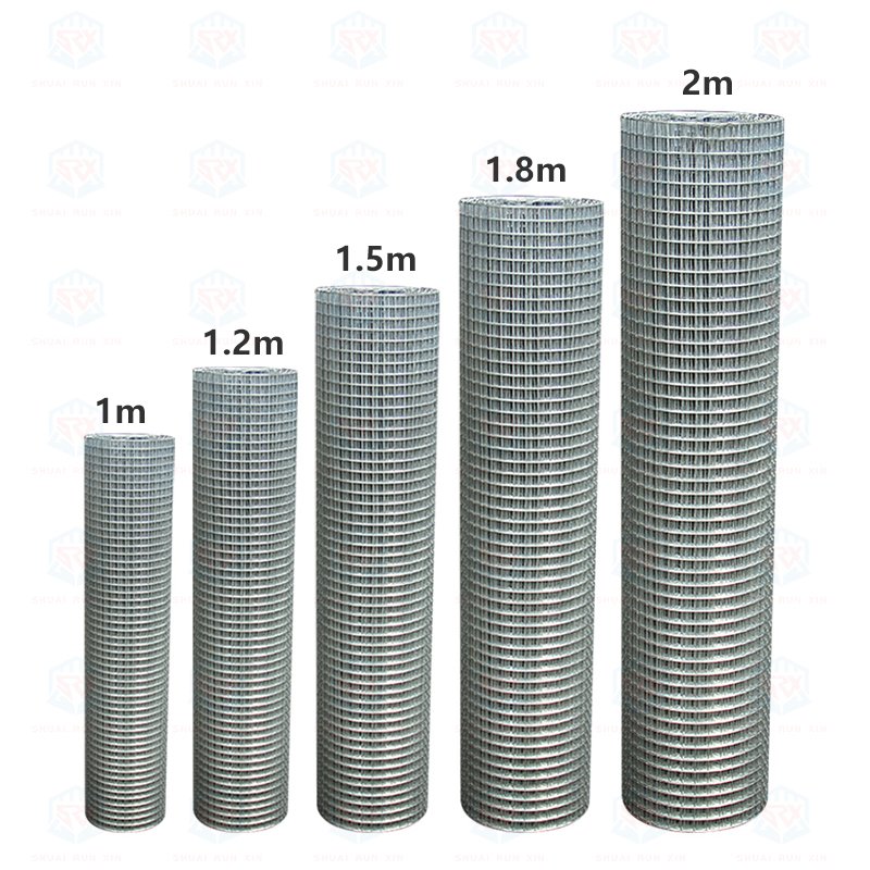Galvanized Steel Wire Mesh Inch Square Hardware Cloth Tela De Ferro Poultry Netting-Multiple mesh sizes to choose from