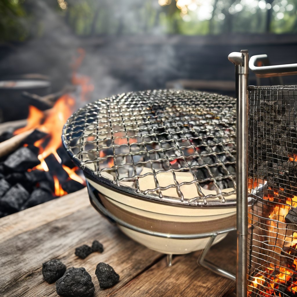 Superior Lasting Anti-Rust Steel Wire Mesh Easy Clean and Different Sized for Barbecue-Round Square Thick Thin