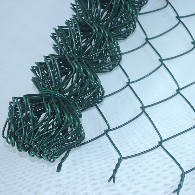 Low price galvanized pvc coated chain link fence
