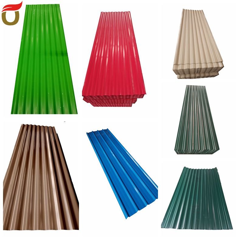 Galvanized Color Coated Roof Sheets Color Corrugated Plate For Roofing Wall