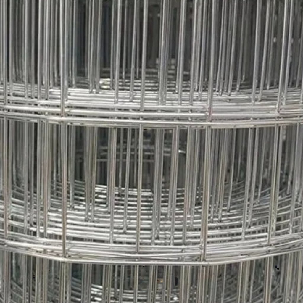 Galvanized Concrete Welded Steel Wire Mesh Metal Farm Fence Woven Technique Steel Material Bending Punching Available