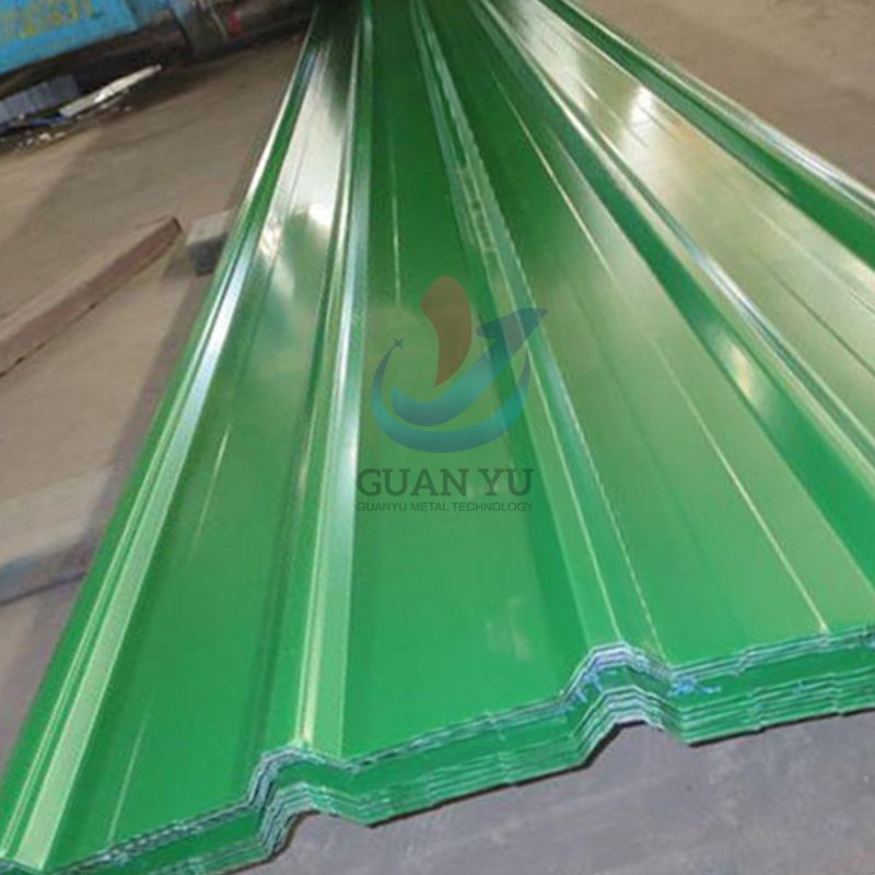 Hot Dipped 0.4mm 0.45mm color coated roofing sheet Pre-painted Galvanized Steel corrugated roofing sheet price