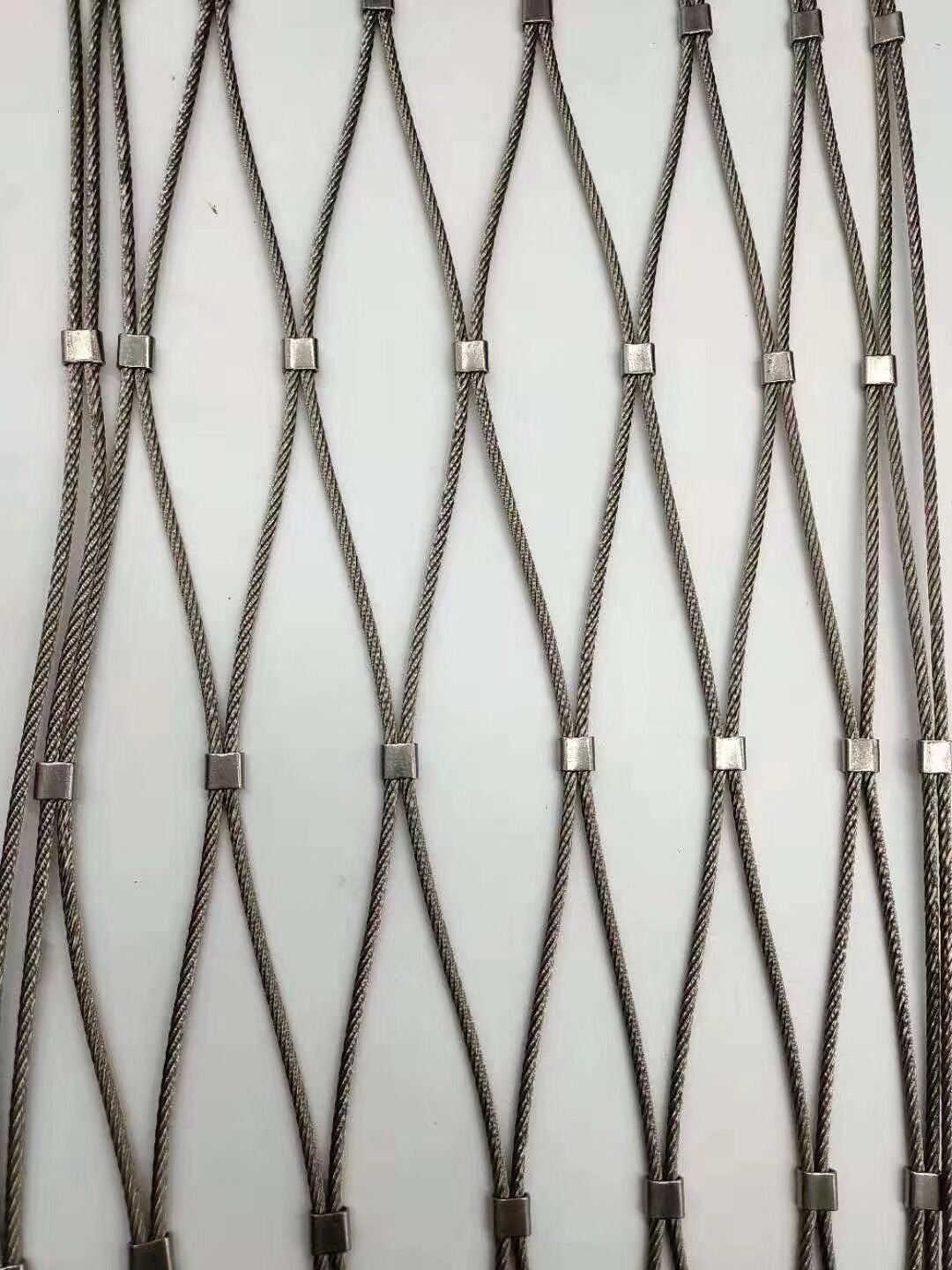 Stainless Steel Rope Mesh Zoo fence Mesh/High Strength Decorative Hand-Woven Stainless Steel Wire Rope Mesh