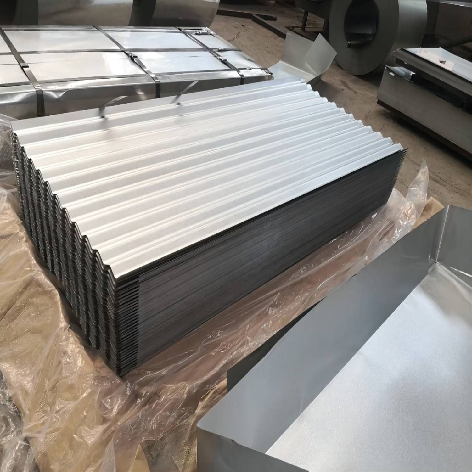The best selling product bulk sale bwg 28 4ft x 8ft sheets corrugated galvanized steel sheet from china