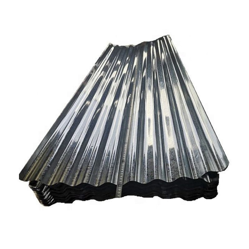 Roof panel 0.5mm thick ocean blue galvanized 14 gauge corrugated steel roofing sheet