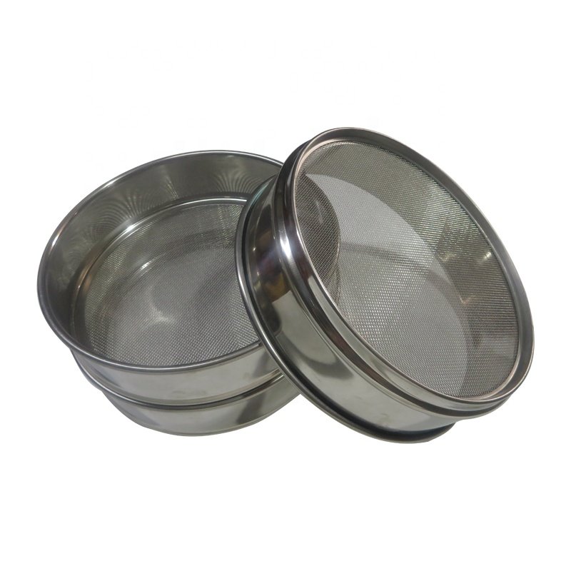 3mm 10mm hole big size metal stainless steel soil sieve for gem stones