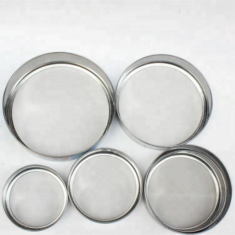 3mm 10mm hole big size metal stainless steel soil sieve for gem stones