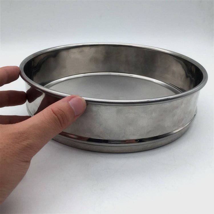 3mm 10mm hole big size metal stainless steel soil sieve for gem stones