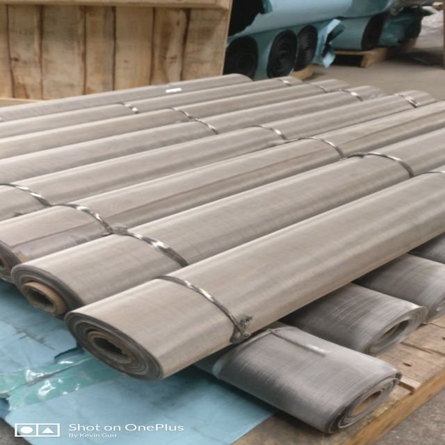 8 10 20 25 40 50 60 65 70 75 100 110 120 150 160 200 micron metal woven screen stainless steel wire mesh