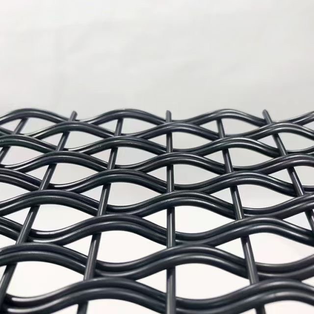 Interior Steel Wire Decorative Net Metal crimped Woven Screen Stainless netting Crimped Woven Mesh