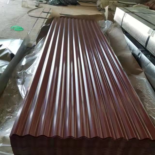 brown color polycarbonate roofing sheets color corrugated steel roofing sheet