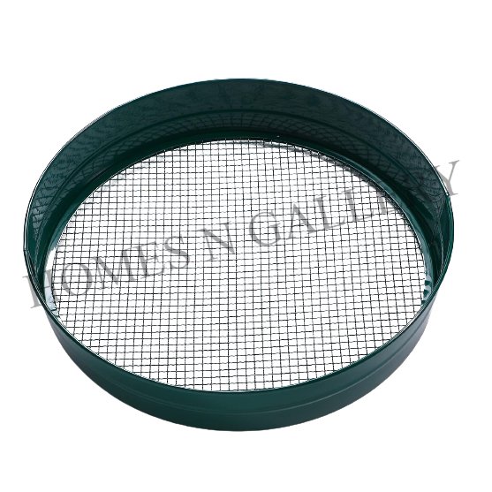 Latest New Arrival Dark Green 20 mm 1/4 Steel Iron Round Shape Mesh Riddle Sieve With Amazing Finishing At Cheap Price